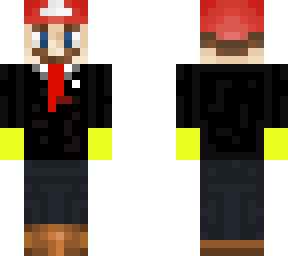 yellow gloved suit mario