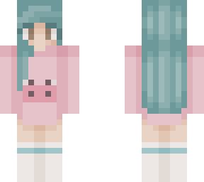 -*just a girl with a pig hoodie*-rq