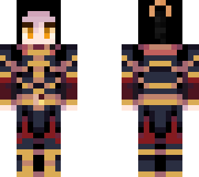 a fire bender with azula armour