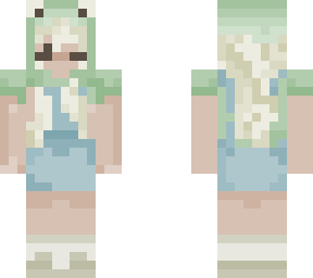 aesthetic frog girl with blonde hair