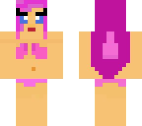 beach pink girl