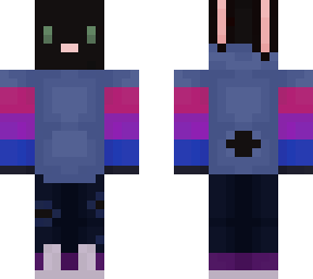 bi flag themed rabbit