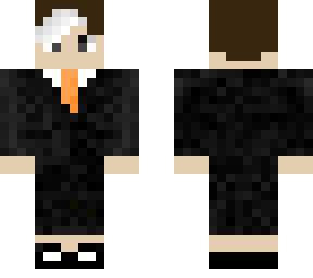 black suit