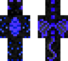 blue and purple dragon