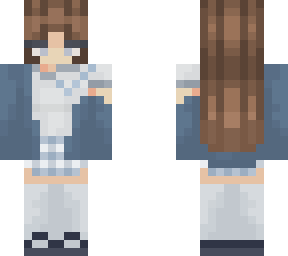 blue bow