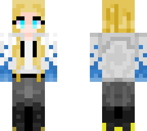 blue flame outfit