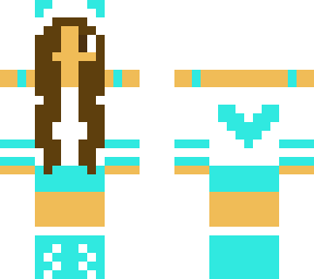 blue panda girl