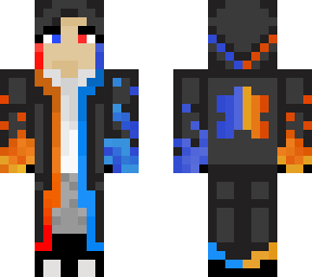 blue vs red flame