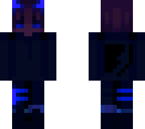 bluish devil boy