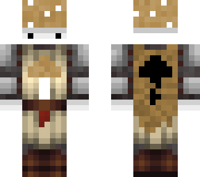 brown mushroom warrior