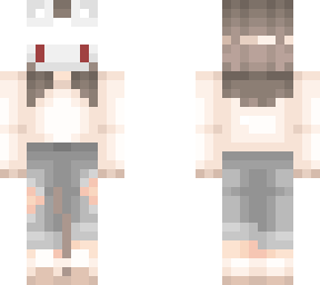 bunny girl with red bunny eyes