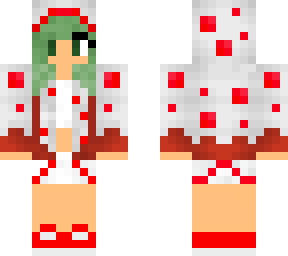 cake person with green hair!