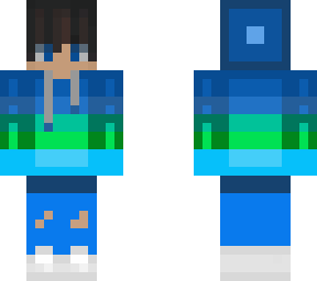 cool blue man