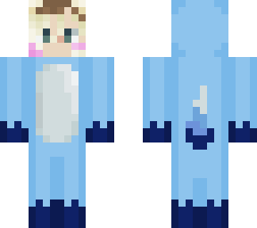 cream blue fox