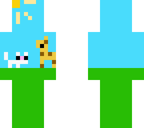 cute giraffe and kitten