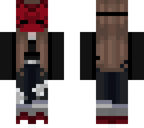demon mask red