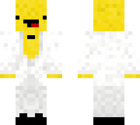 egg in a suit