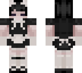 emo boy in a maid dress