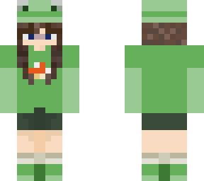 frog girl mushroom