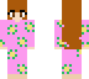 girl in flower dress