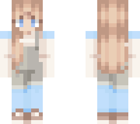 girl with overalls