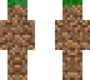 grass man with dirt