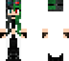 green science girl