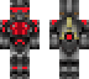 high tech power armour red