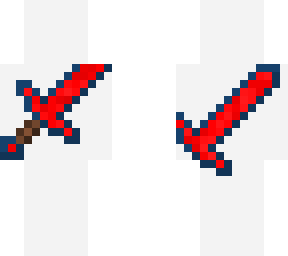 lava sword stabed into a house