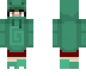 me in frog jacket
