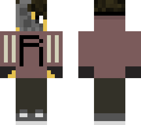 my main skin w/ broken creeper mask