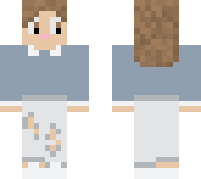 navy sweater. white polo. cuffed jeans, and brown hair