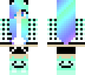 neon cat girl