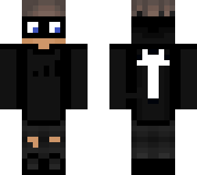 old skin . cute black shirt guy big eyes