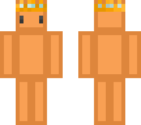 orange blob + crown