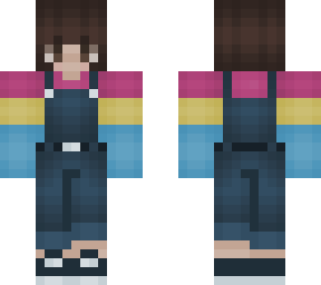 pan flag jumper - with dungarees