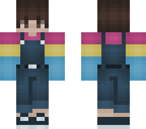 pan flag jumper boy - with dungarees