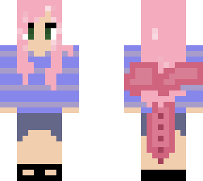 pink hair girl u,nu