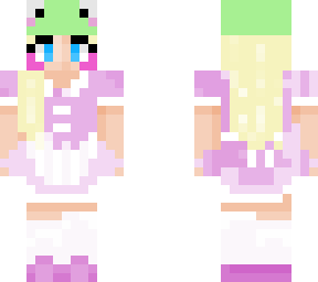 pink maid outifit