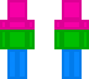 poly lgbtq+ flag skin