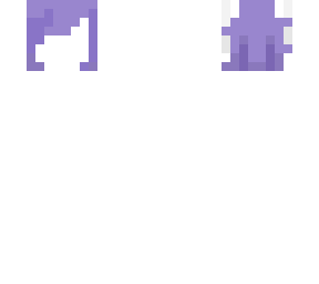 purple blue hair - base - medium length