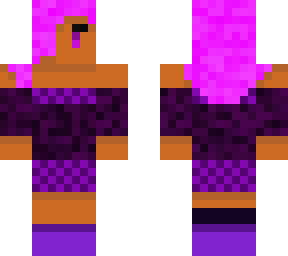 purple dress