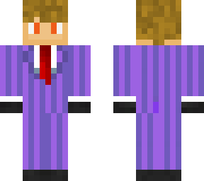 purple suit grim
