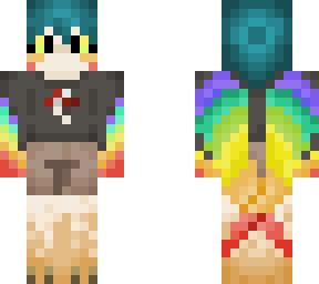 rainbow bird 2 - humanoid version