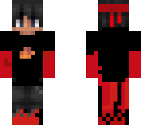 red and black