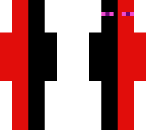 red and black enderman