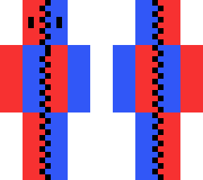 red and blue person