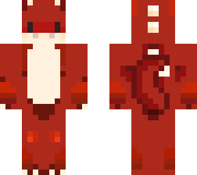 red dino skin (with tail)