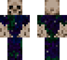 skeleton with cosmic armor