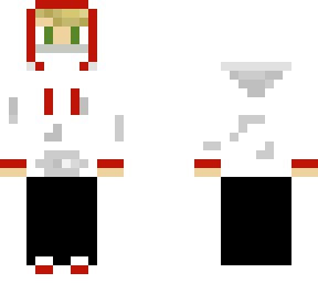 white and red hoodie